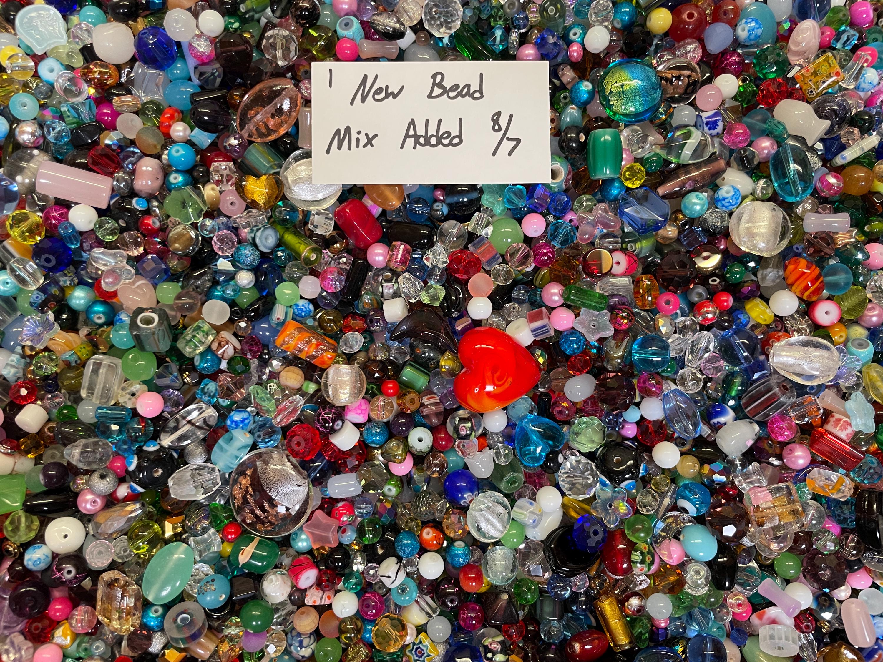 200~* Piece Glass Assorted Loose Beads **7oz+**Bulk Mixed Lot #1 Craft Jewelry!!