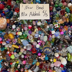 200~* Piece Glass Assorted Loose Beads **7oz+**Bulk Mixed Lot #1 Craft Jewelry!!