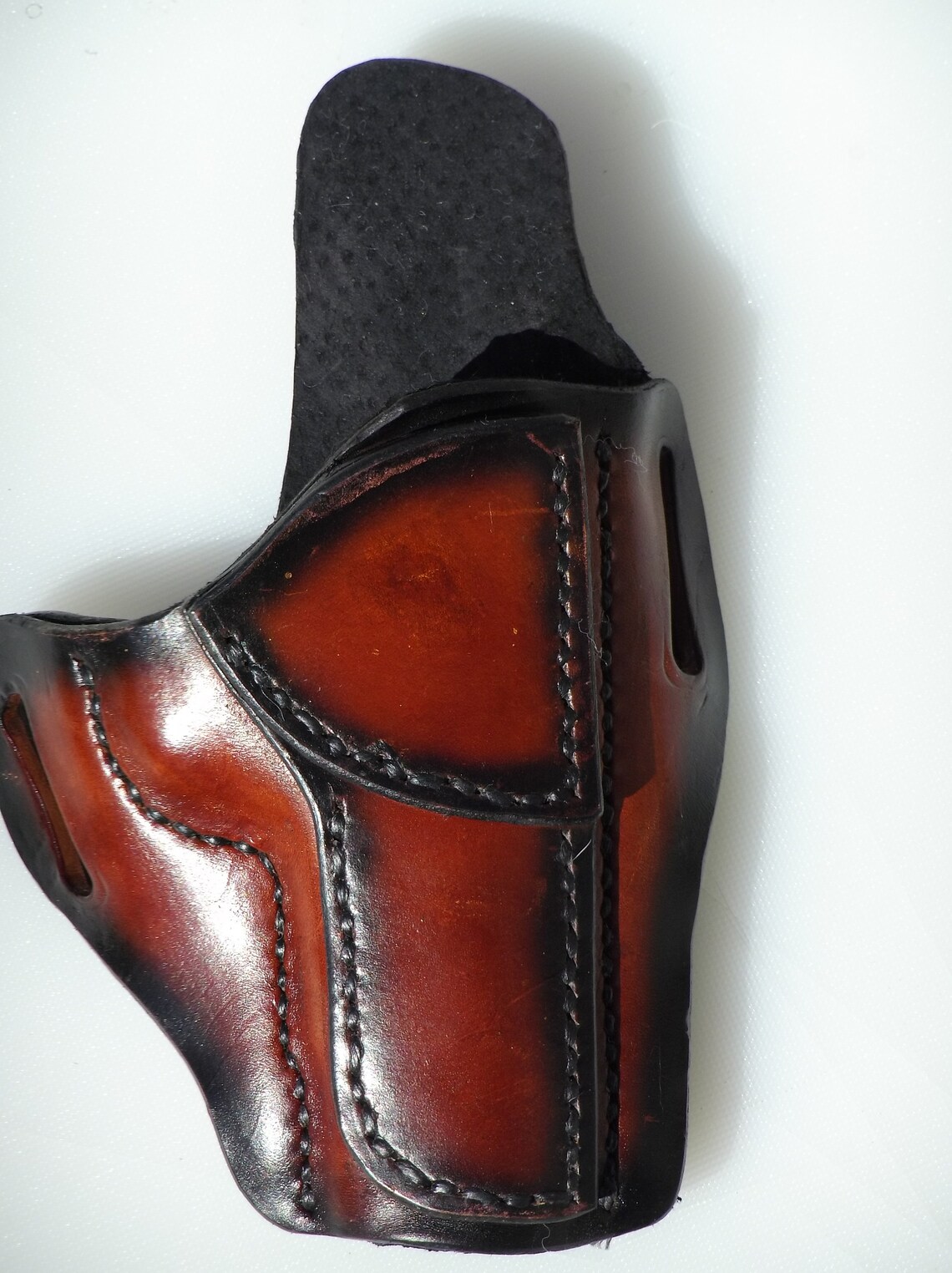 1911 Reinforced Pancake Holster Veteran Made Leather Etsy