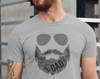 Funny Dad Shirt, New Dad Gift, Fathers Day Tee, Beard Gift, Father Birthday Gift, Dad shirt, Daddy Shirt, Unisex Jersey Short Sleeve Tee