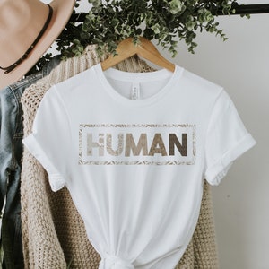 HUMAN Shirt, Human Race Tee, Equality, Women's or Men's Unisex Jersey Short Sleeve Tee