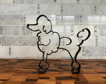 French Poodle Minimalist Decor