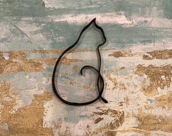 Scultura artistica minimalista Pet Sitting Cat per la decorazione