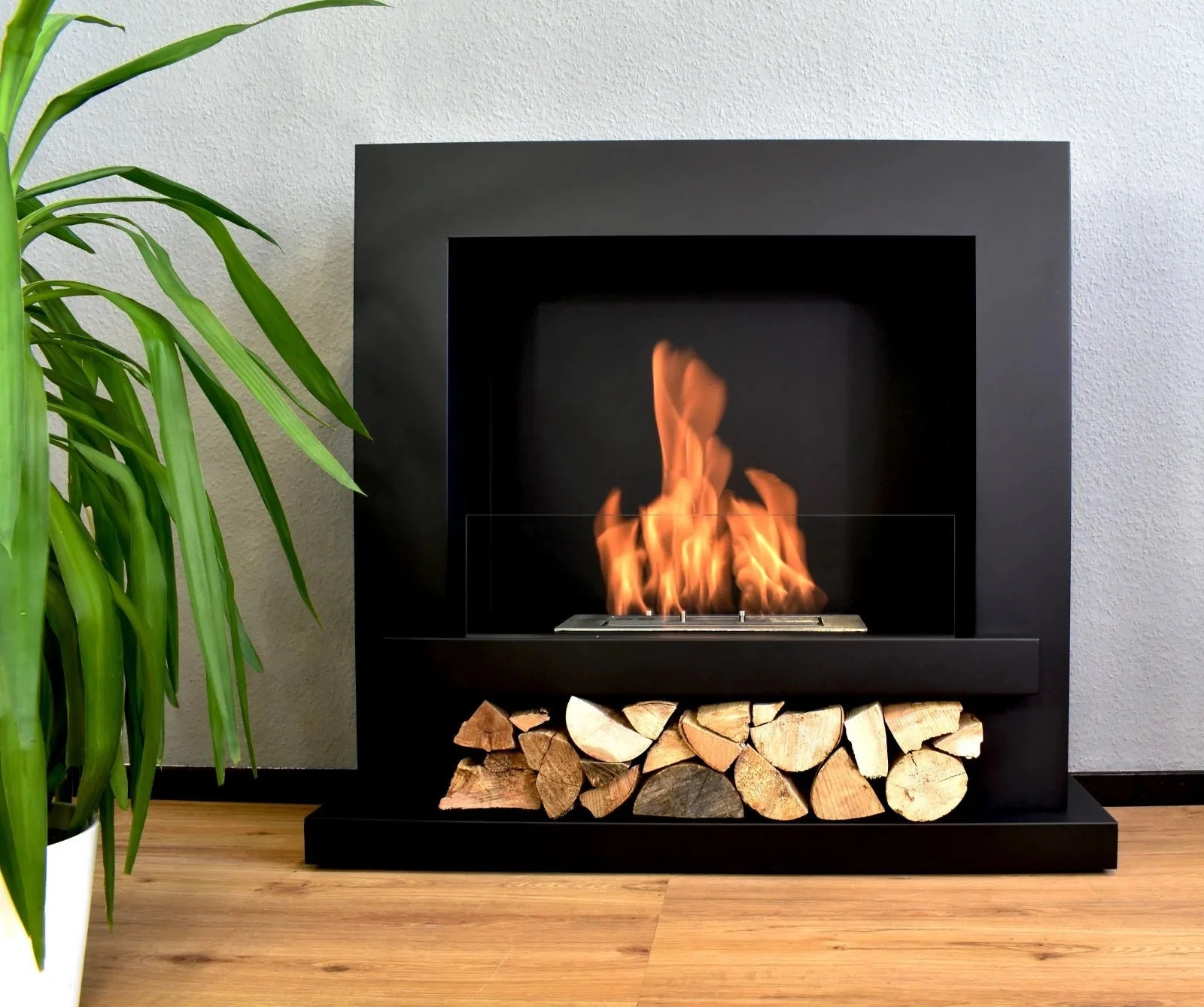 Freestanding Bio Ethanol Fireplace Feel / Stand Fireplace - Etsy
