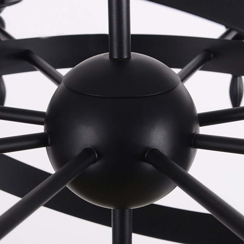 Lora Industrial Loft Pendelleuchte Kronleuchter schwarze | Etsy