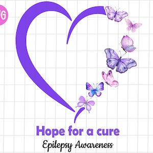 Conciencia de la epilepsia esperanza de una cura png, Sublimación del corazón de la conciencia de la epilepsia, Mariposa púrpura de la epilepsia png, Sublimación del guerrero de la epilepsia