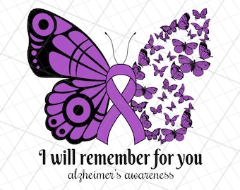 Alzheimer&#39;s awareness png, Alzheimer&#39;s awareness butterfly sublimation, Alzheimers purple butterfly png, Alzheimer&#39;s Dementia Warrior png