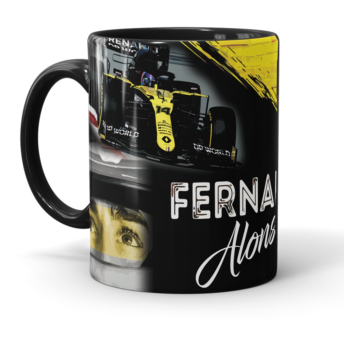 Formula 1 Mug Fernando Alonso Coffee Mug Renault Alpine F1 | Etsy