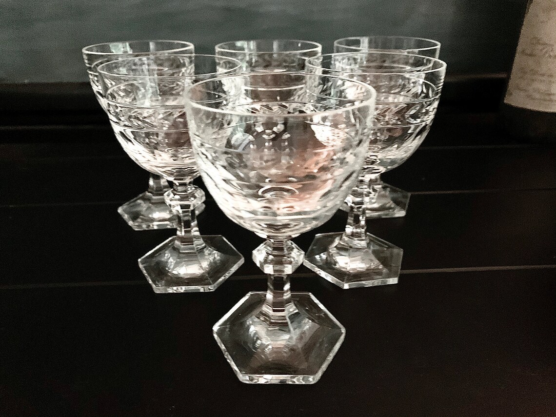 Villeroy & Boch crystal glasses desiree vintage 5 crystal Etsy