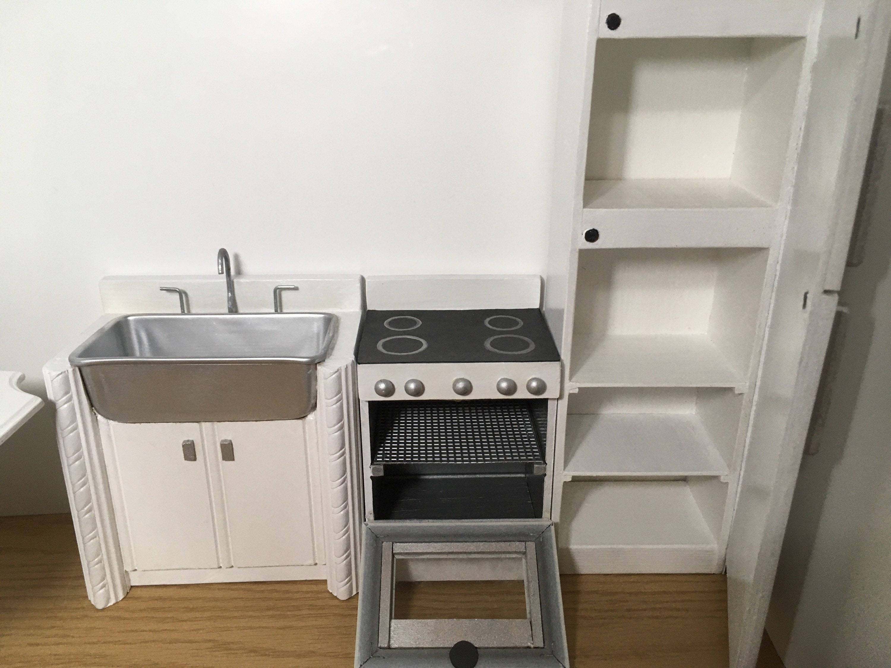 Kitchen/dining Full 6 Pc. Set. Playscale Nautical 1/6 Scale Dollhouse ...