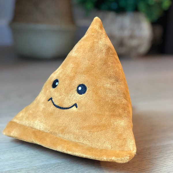 Samosa Plush Chew Toy for Pets