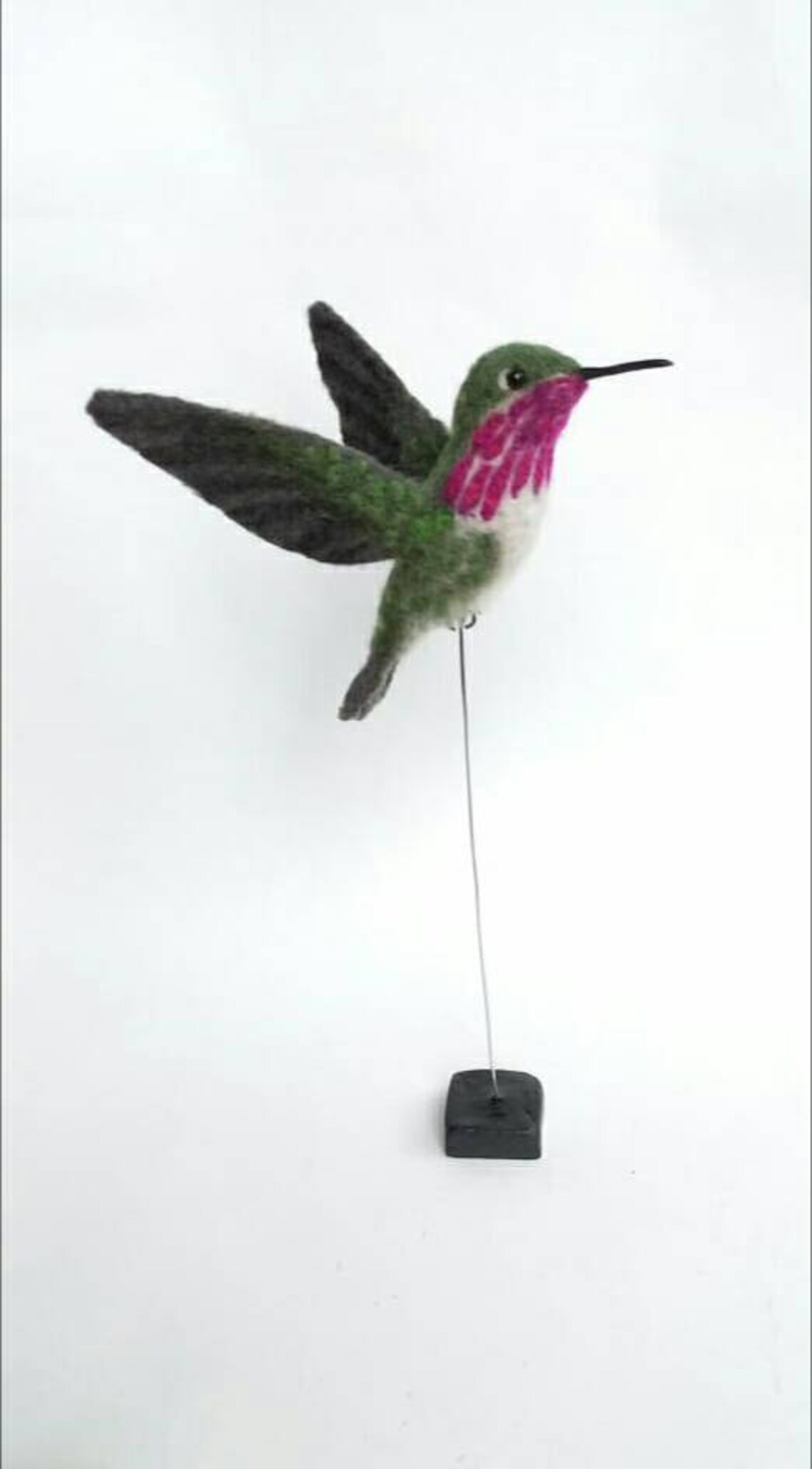Needle Felted Hummingbird Felted Birds Needle Felted Bird Etsy