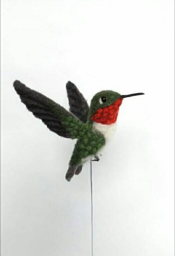 Needle Felted Needle Felted Hummingbird Needle Felted Bird Etsy