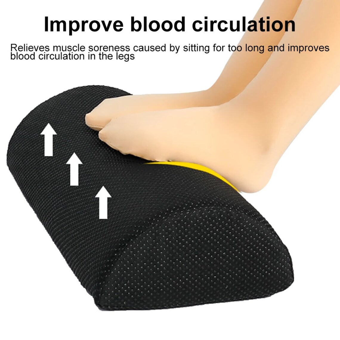 Comfort Foot Rest Pillow Cushion Memory Foam Under Office Desk Etsy