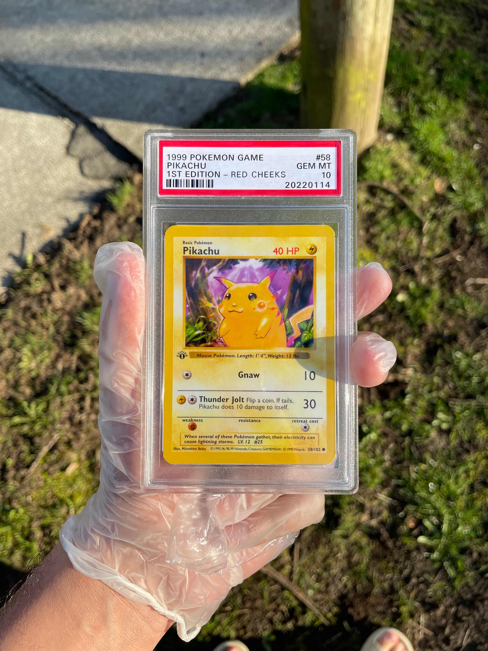 1st Edition Pokemon Card Pikachu Red Cheeks PROXY Etsy Australia