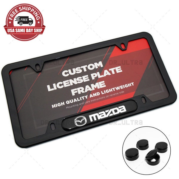 Mazda License Plate Frame Etsy
