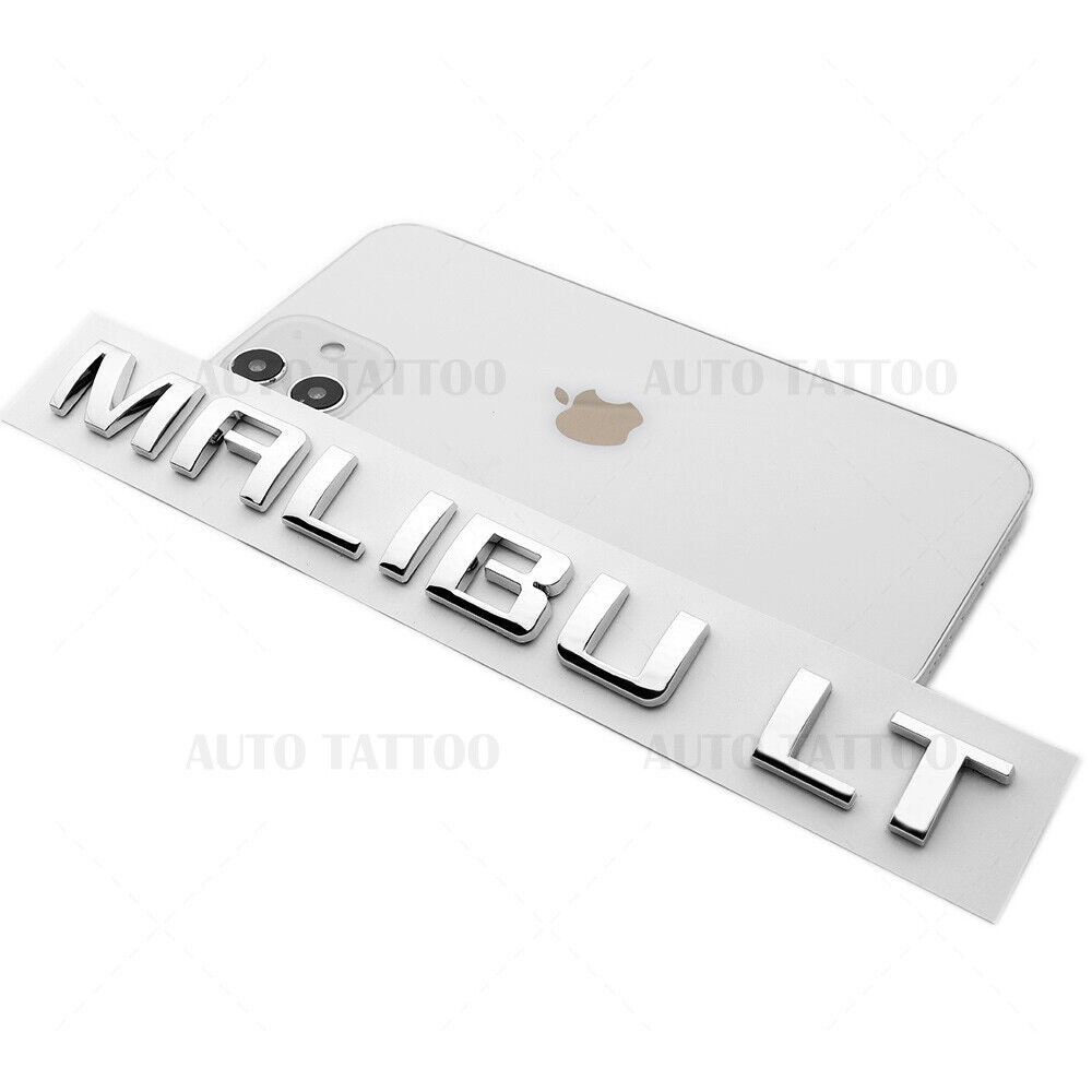 Chevy Malibu LT Trunk Door Letter Emblem Logo Badge