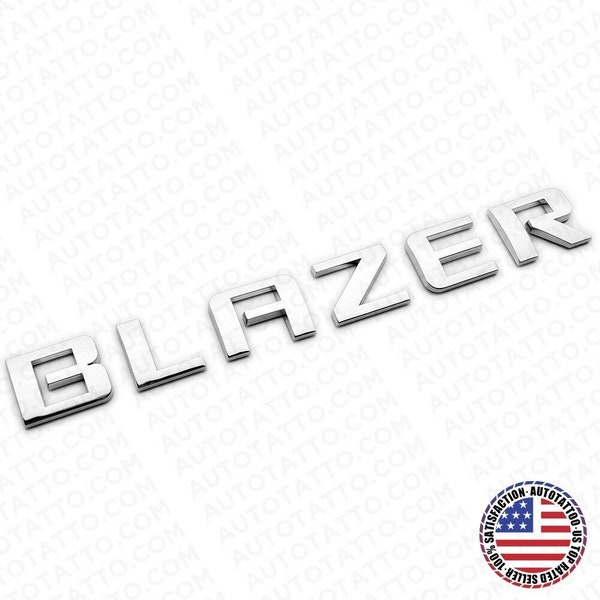 19-24 Chevrolet Blazer Rear Liftgate Letter Nameplate Badge Emblem Chrome