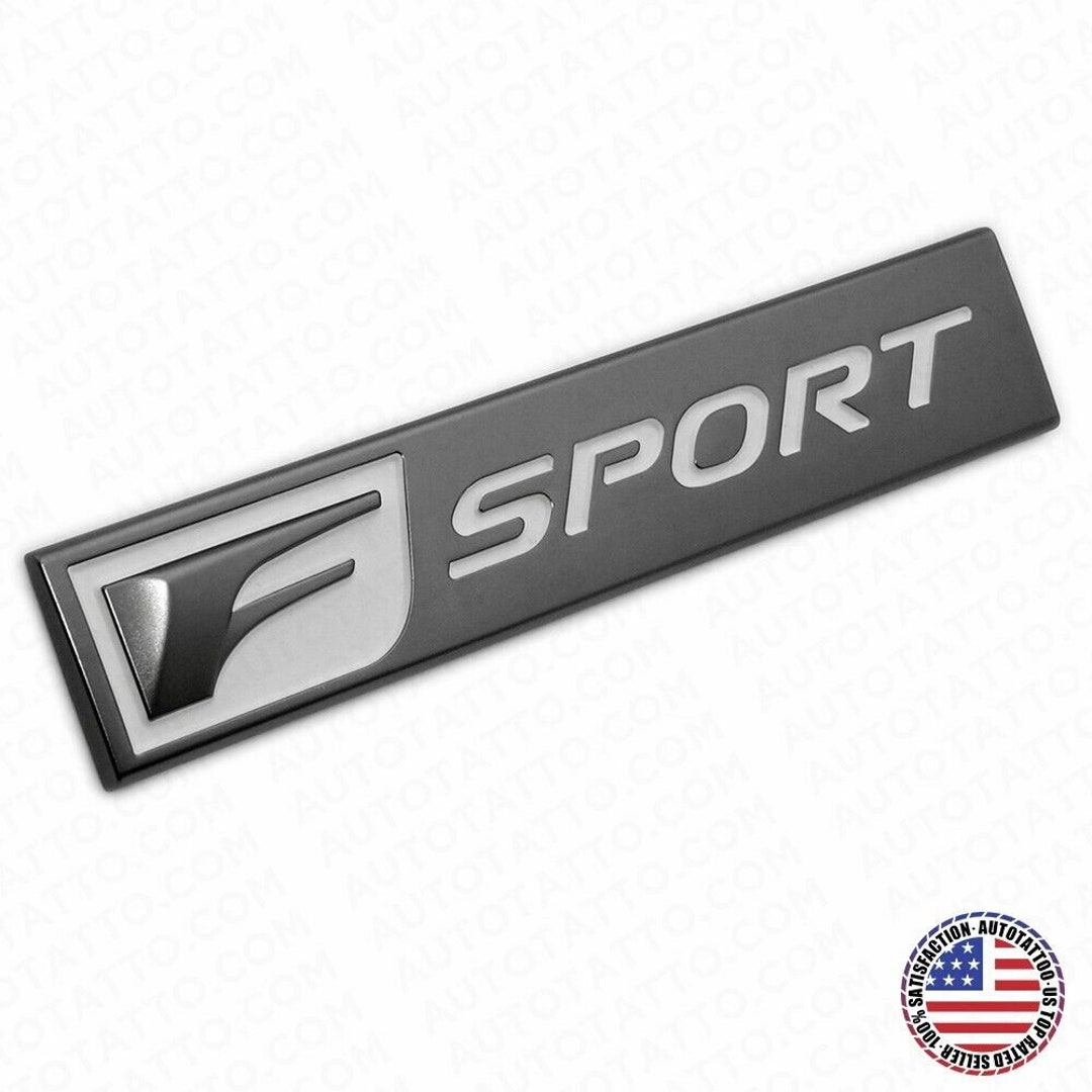 For Lexus Fsport Logo Oem Abs Badge Rear Trunk Luggage Lid 3d Etsy
