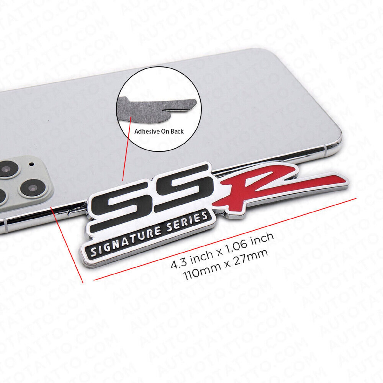 Chevy SSR Signature Series Body Metal Nameplate Emblem Car Badge Racing ...