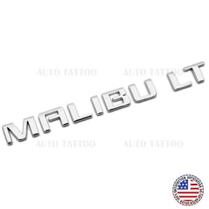 Chevy Malibu LT Trunk Door Letter Emblem Logo Badge Nameplate OEM Chrome Sport