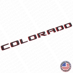 21+ Chevy Colorado Fender / Tailgate Redline Badge 3D Logo Emblem Truck Sport