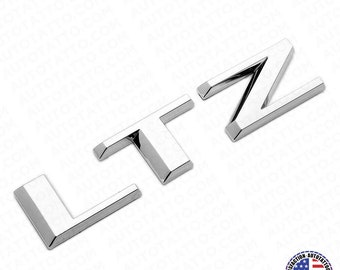 19-22 OEM Chrome Silverado 1500 Tailgate LTZ Letter Logo Emblem Badge Z71 4x4