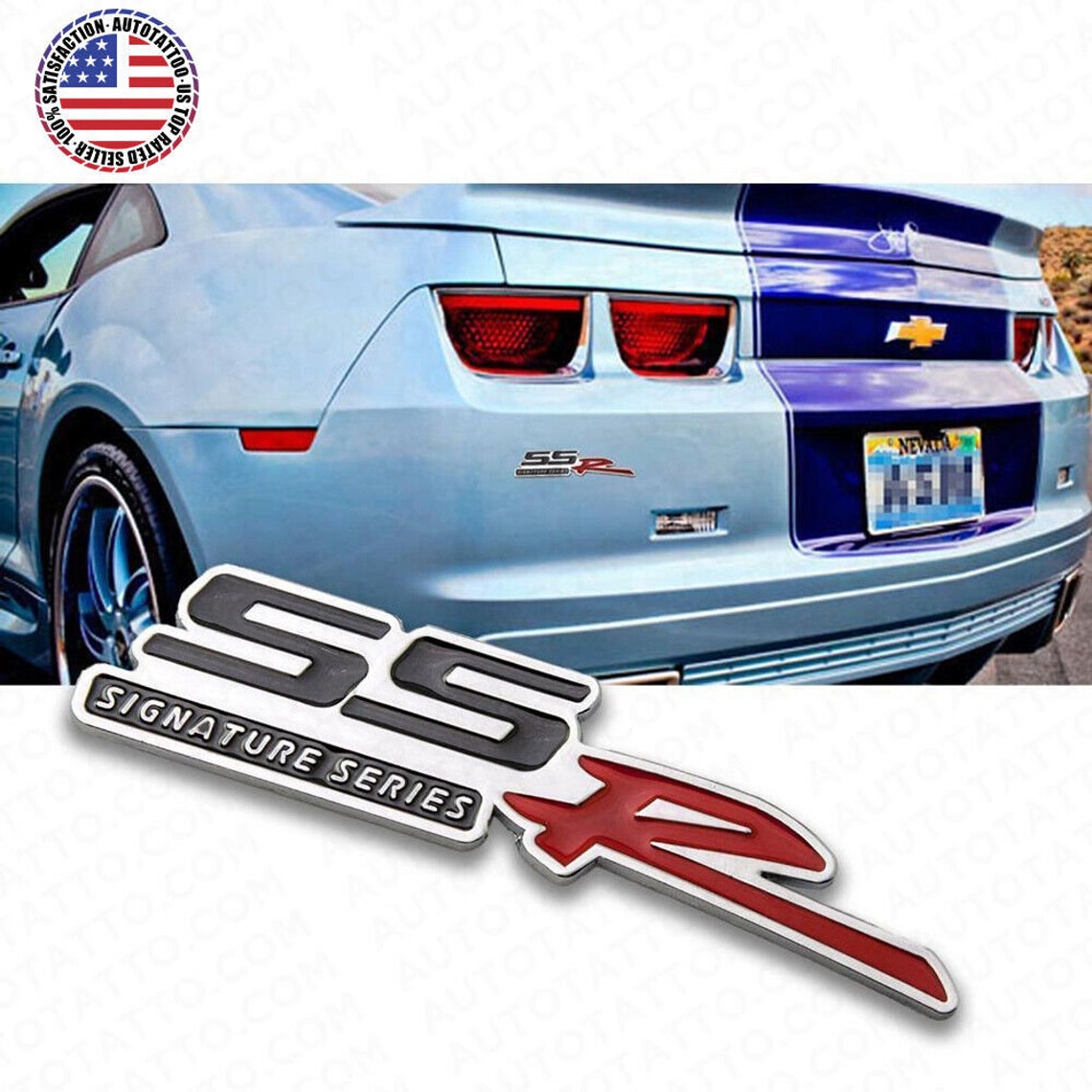 Chevy SSR Signature Series Body Metal Nameplate Emblem Car Badge Racing ...