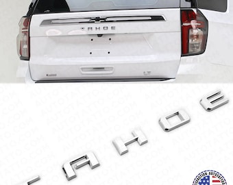 2021+ Chevy Tahoe OEM Chrome Liftgate Vehicle Nameplate Emblem Sport Decorate