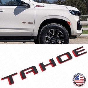 2021+ Chevy Tahoe Redline Front Side Door Vehicle Nameplate Emblem Decorate