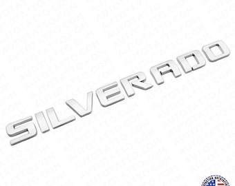 For Chevy Silverado Fender Tailgate Logo Nameplates Letter 3D Decal Emblem Truck