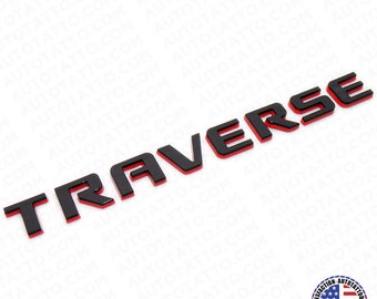 Chevy Traverse Rear Lifgate Letter Badge Nameplate Logo Emblem Redline Sport