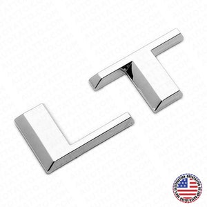 19-22 OEM Chrome Silverado 1500 Tailgate LT Letter Logo Emblem Badge Z71 4x4
