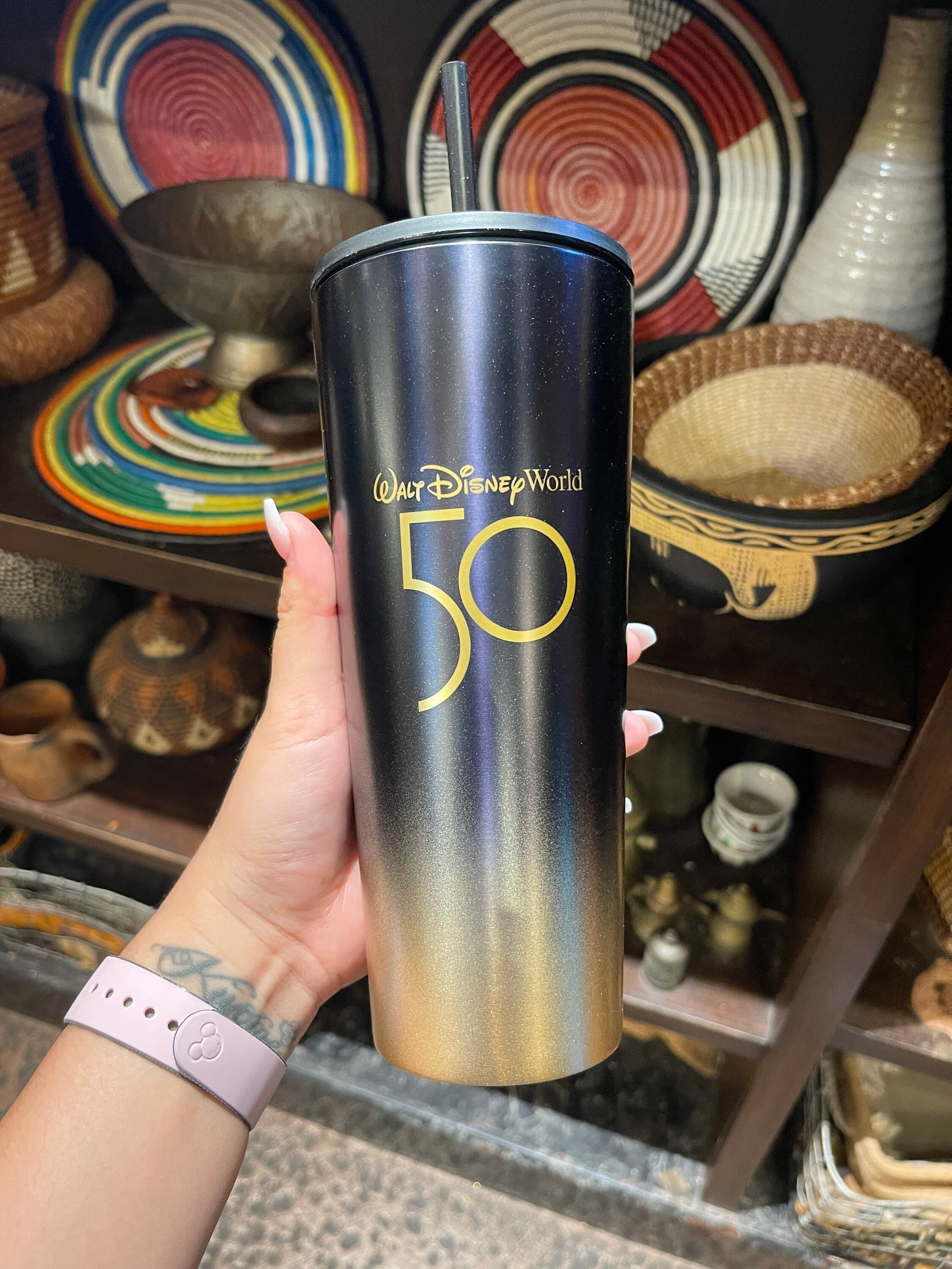 Disney World 50th Anniversary Ombr Black and Gold Gradient Tumbler Cup  Venti - Etsy