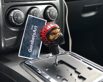 Skull Car Gearshift Handle: Interior Car Shift Lever Decor