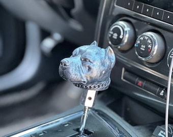 Car Gearshift Handle Pitbull, Car Shift Lever Interior Decor, Hot Rod