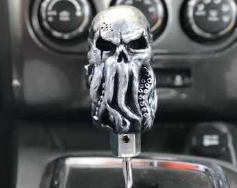 American Made Skull Mirror Dangler - Skeleton Shift Knob Decor For Hot Rods & Custom Cars 2 thumbnail image