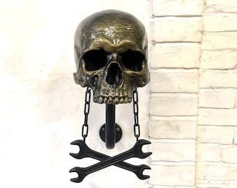 Suporte para capacete de motociclista: cabide para chapéu de motociclista