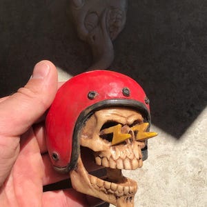 3D Skull Decal for Motorcycle, 3D stickers, gift for boyfriend, skull decor