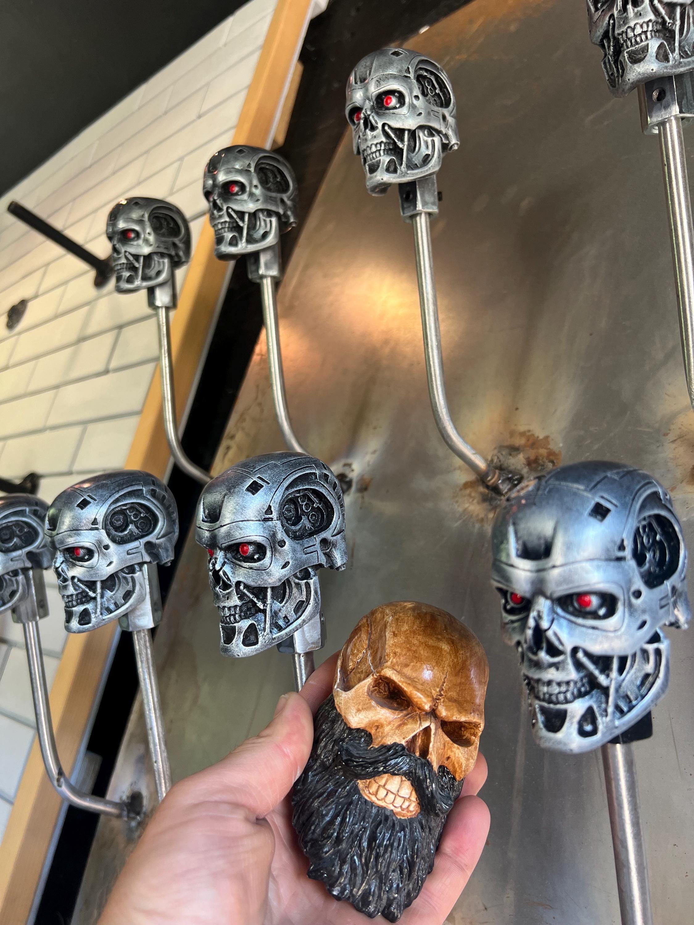 Skull Beard Car Gearshift Handle: Hot Rod Interior Decor - Etsy