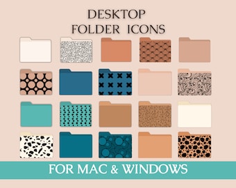 Desktop Folder Icons, Desktop Icons, Neutral Desktop Organizer, Desktop Wallpaper, Folder Icons, Mac Icons, Windows Icons,