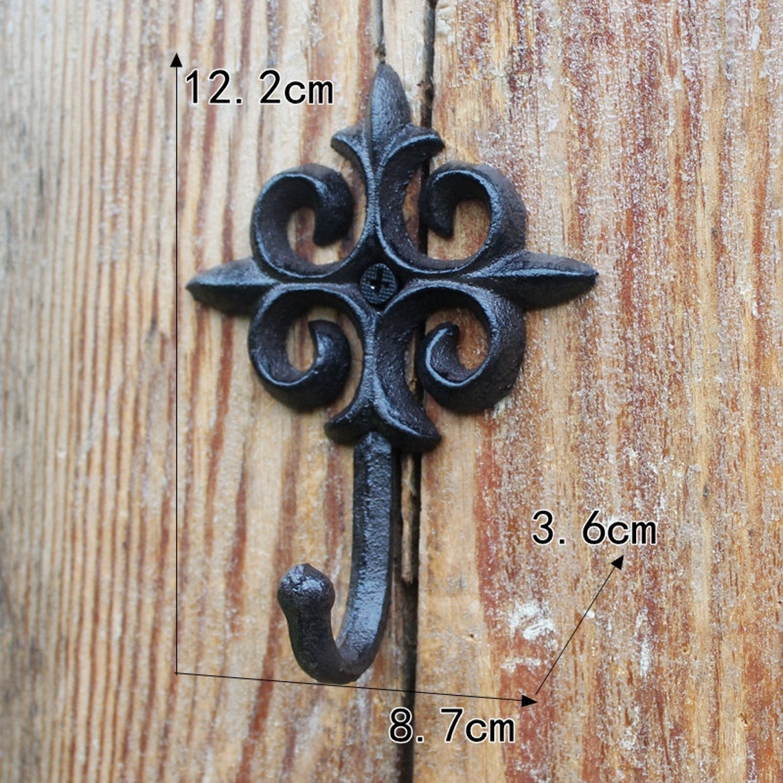 Vintage Style Cast Iron Cross Single Wall Hook/ Coat Hooks Etsy
