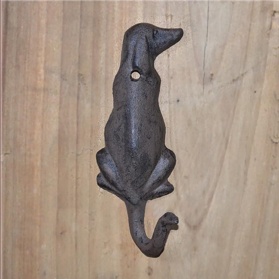Cast Iron Dog Wall Hook Etsy