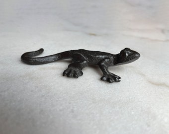 Cast Iron Gecko Table Top Ornament