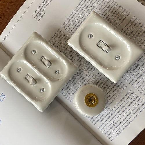 Vintage Style Toggle Light Switch in Industrial Cast Metal Etsy UK