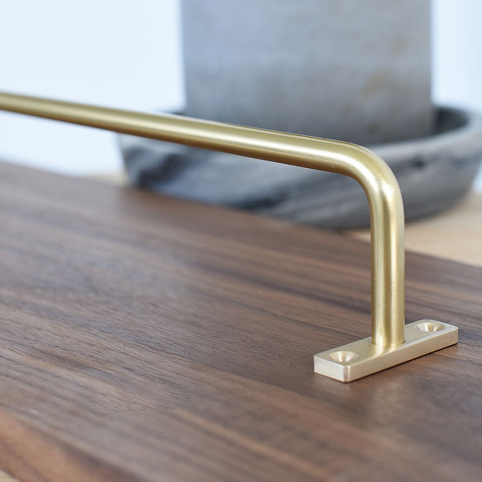 Solid Brass Towel Bar/ Hanging Rack Etsy