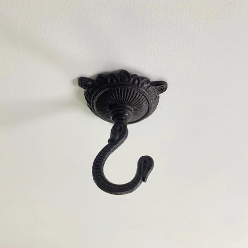 Wrought Iron Ceiling Hook Etsy