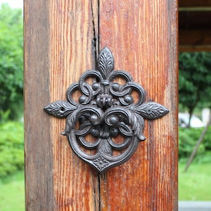 Victorian Style Cast Iron Door Knocker/ Door Pull