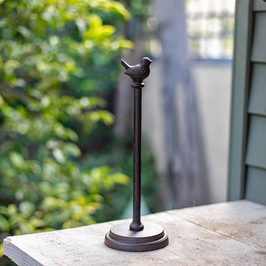 Cast Iron Bird Paper Towel Holder Etsy