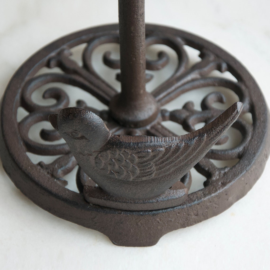 Retro Cast Iron Paper Towel Holder Etsy